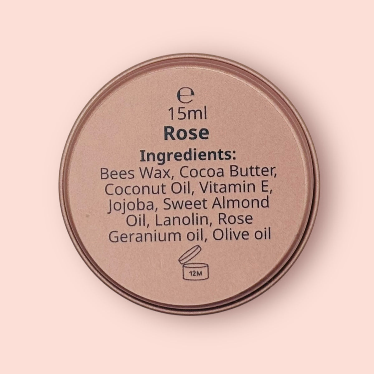 Beeswax lip balm (rose)